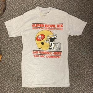 San Francisco 49Ers Super Bowl Xix 1985 Original  T Shirt Tee
